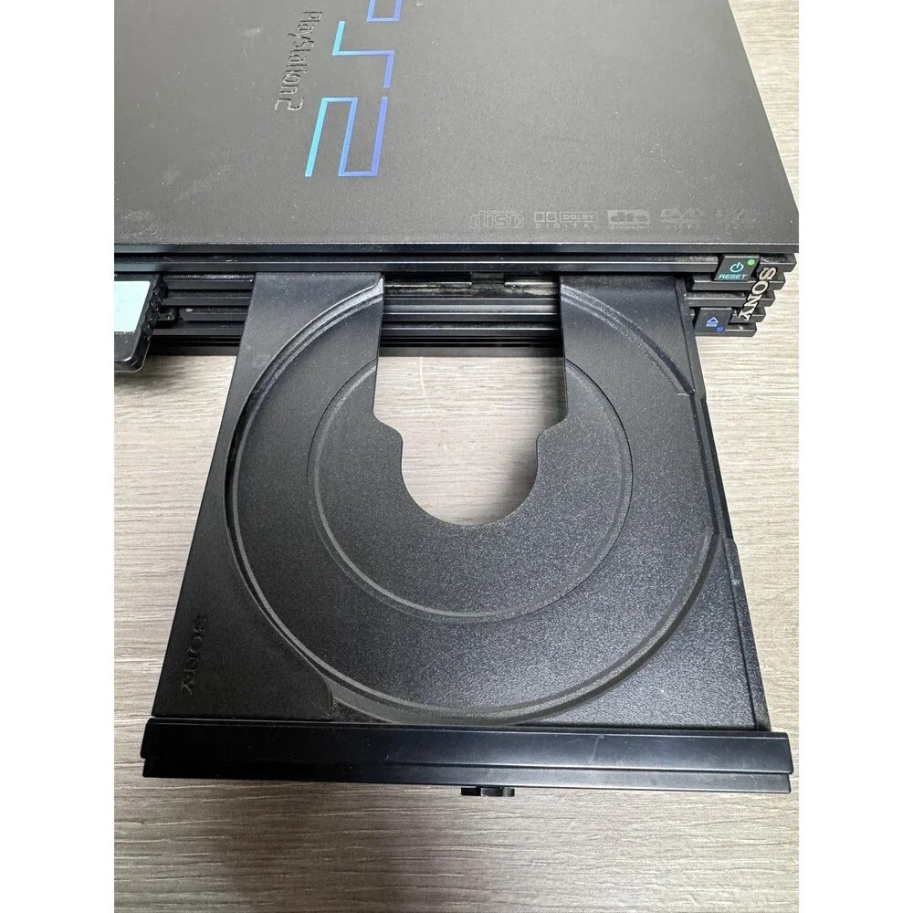 Sony PlayStation 2 PS2 Slim Console SCPH-39001 Black w/ Controller, Cables, 4
